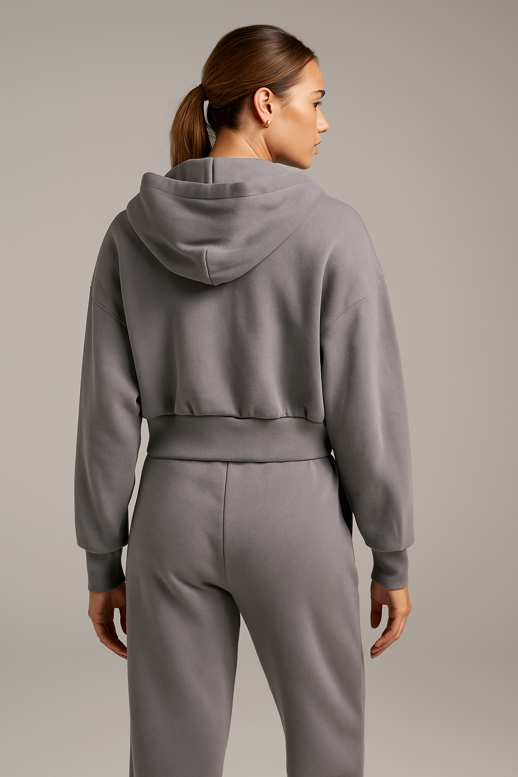ProbyVC™ Cropped Zipper Hoodie & Joggers Set - Image 4