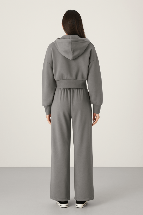 ProbyVC™ Cropped Zipper Hoodie & Joggers Set - Image 5