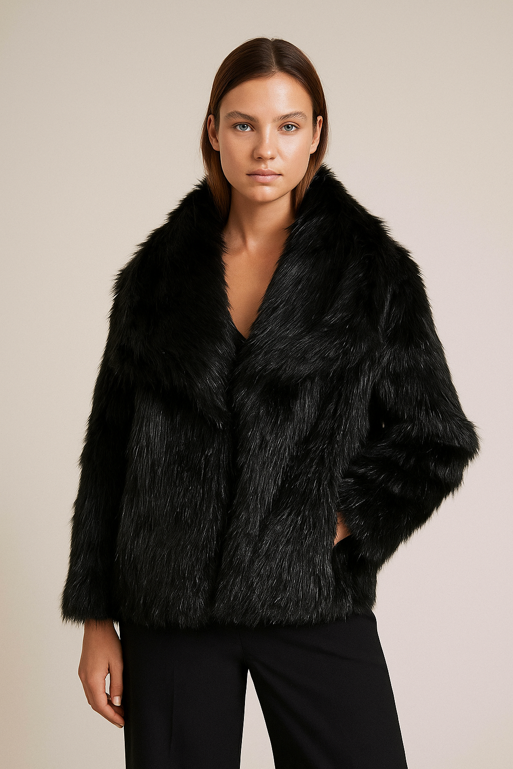 Serenya™ Fur Detail Coat - Image 2