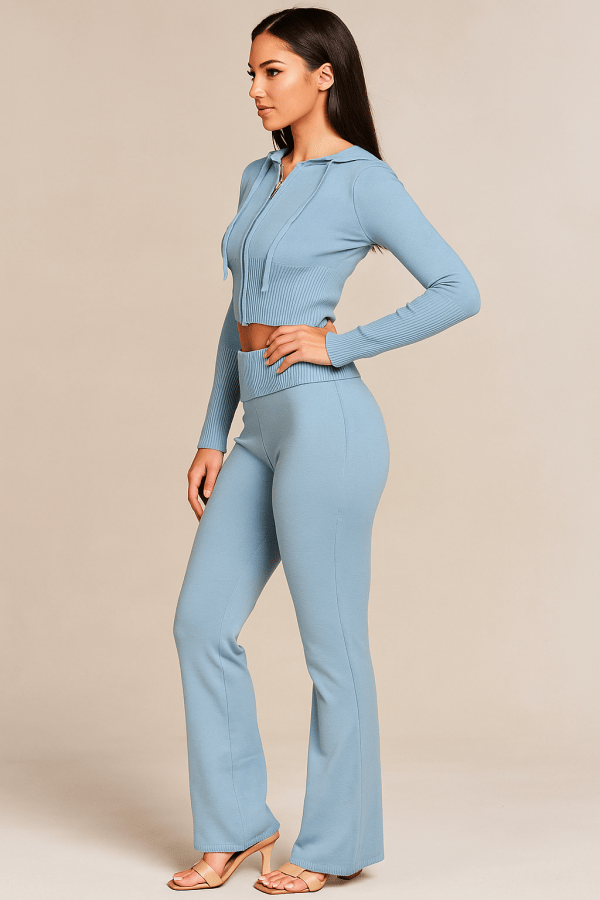 Valoria™ Cropped Hoodie & Jogger Set - Image 4