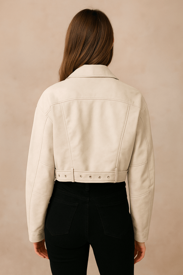 Aurelia™ Washed Leather Belted Coat - Image 5