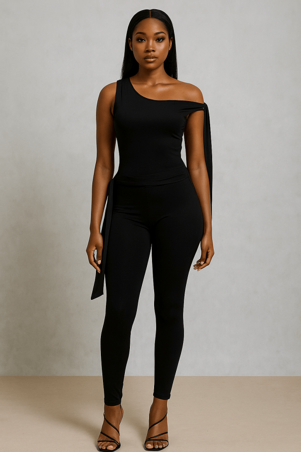Amarisse™ One Shoulder Top & Pants Set - Image 2