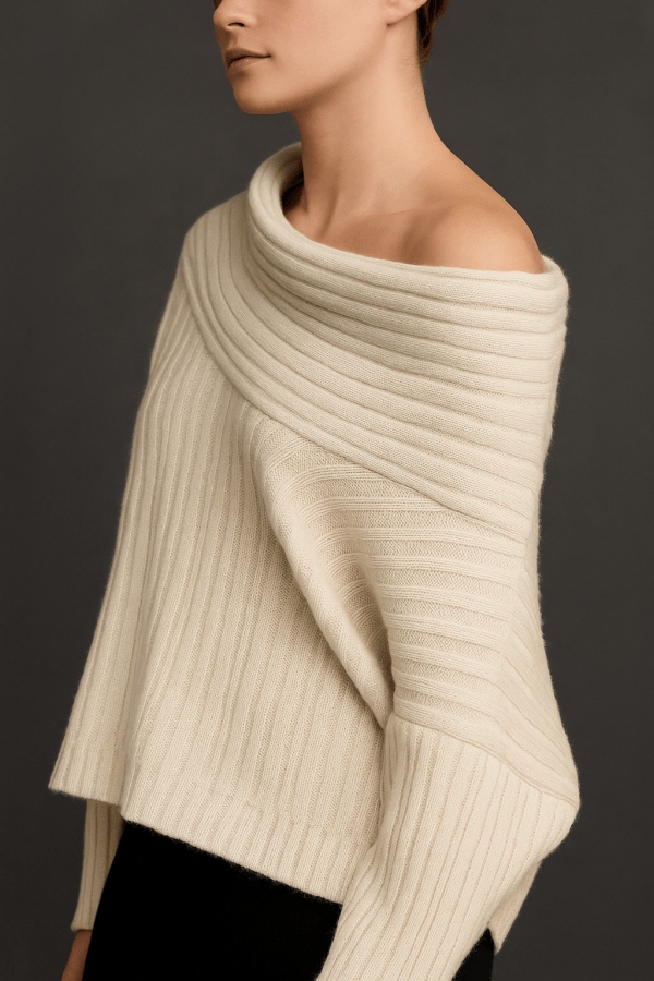 Veyra™ Off-Shoulder Oversized Sweater - Image 2