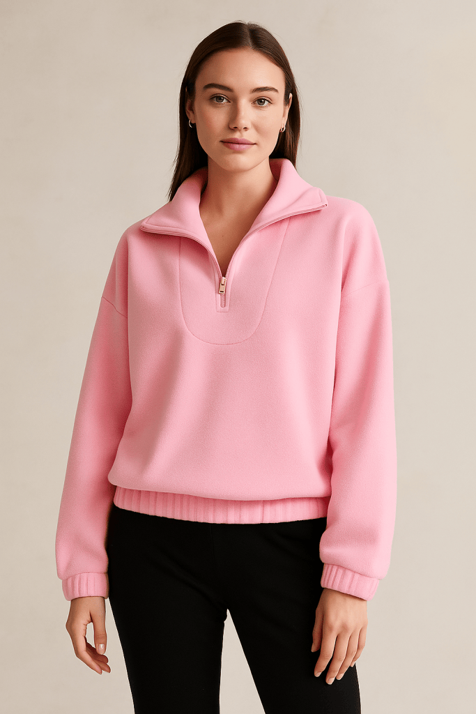 Melisandre™ Pullover Zipper Fleece Sweater