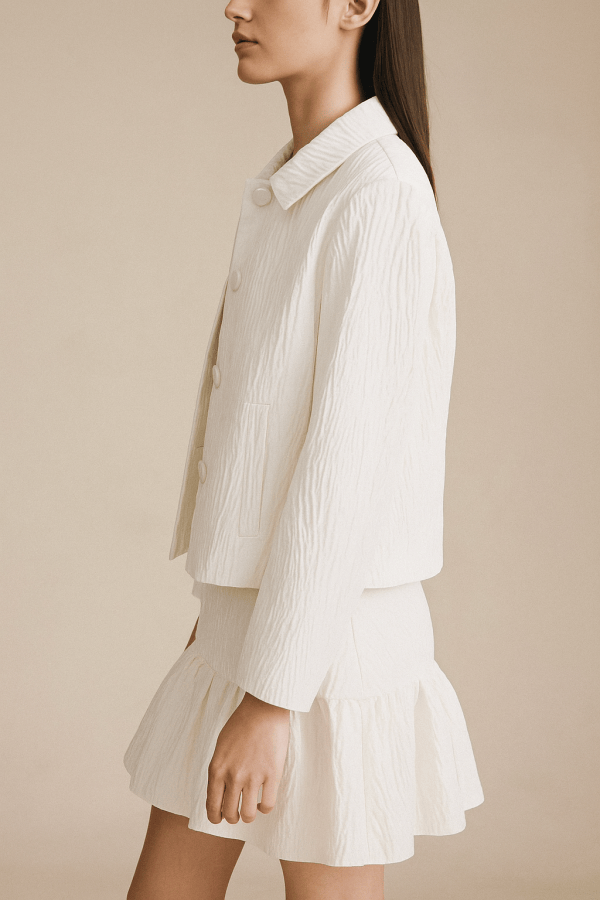 Thessia™ Blazer Shirt & Skirt Set - Image 3