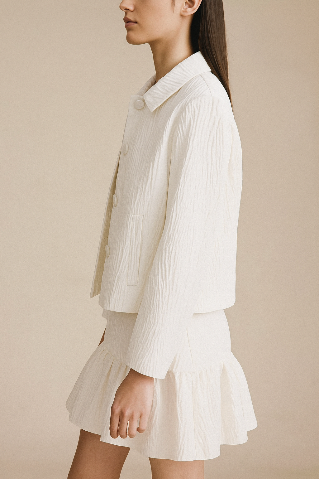 Thessia™ Blazer Shirt & Skirt Set - Image 3