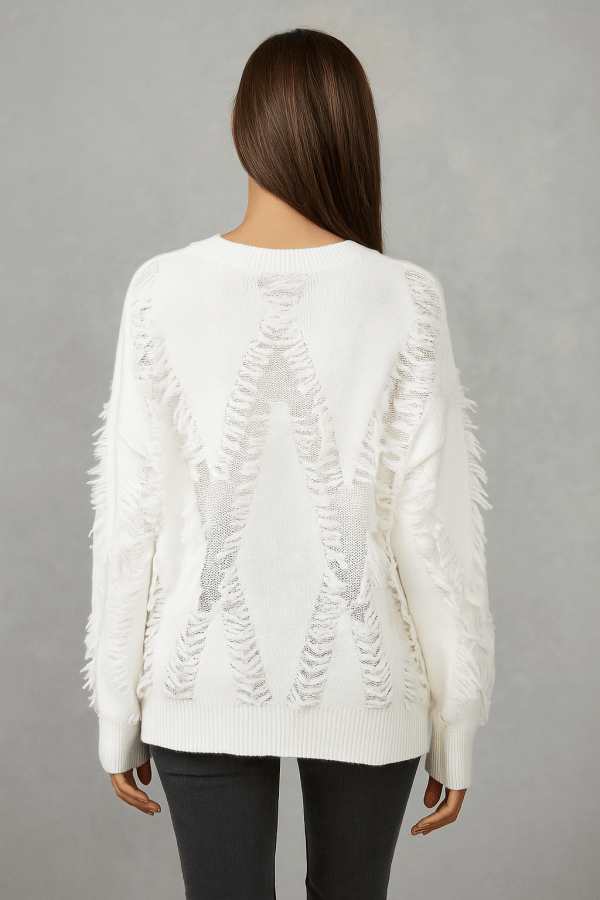 Elaris™ Knitted Tassel Detail Sweater - Image 3