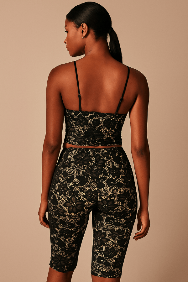 Corvina™ Lace Top & Capri Bottoms Set - Image 4