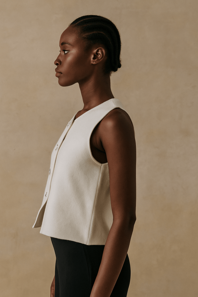 Valoria™ Knit Sleeveless Cropped Vest