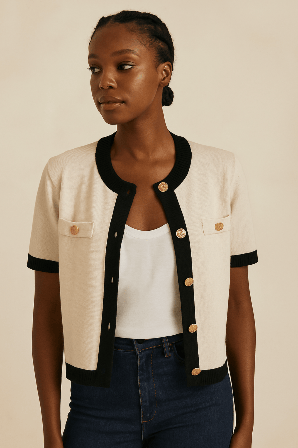 Vogue Charme™ Knitted Sweater - Image 2