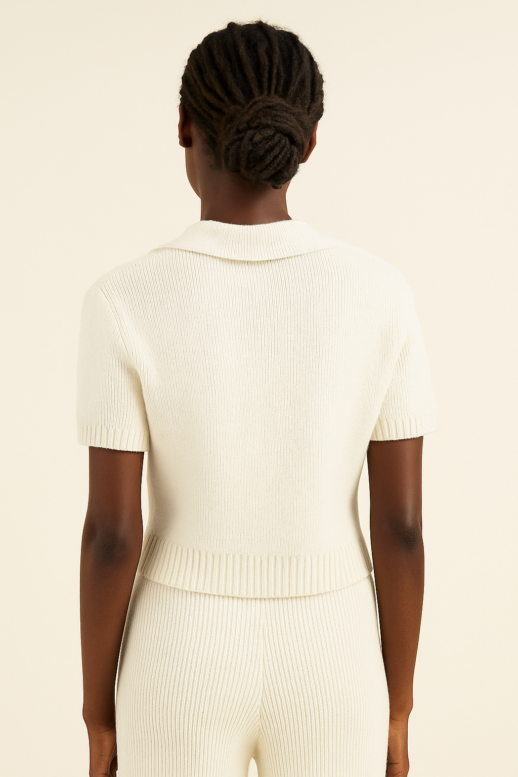 Lunara™ Knitted Short Sleeved Top - Image 4