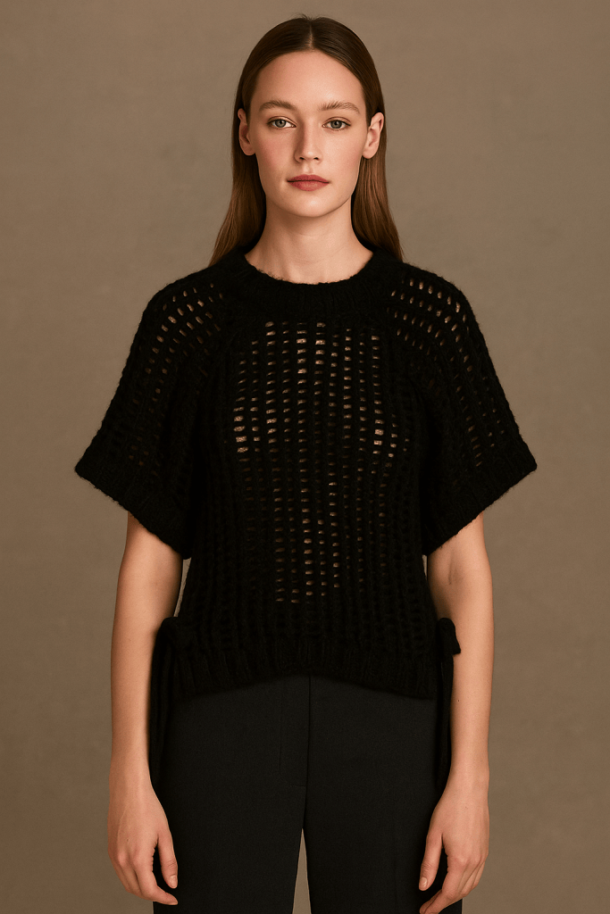 Solenne™ Knitted Pullover Sweater Top