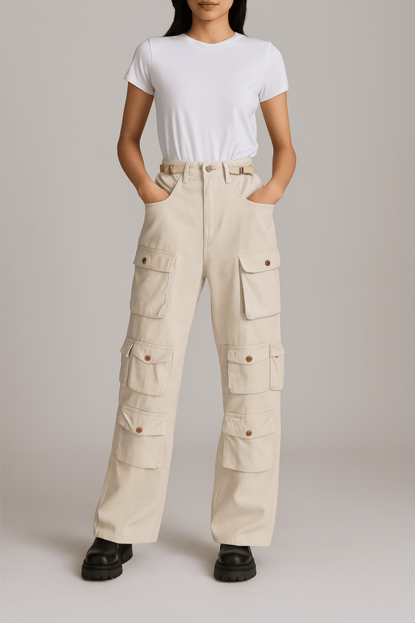 Elaris™ Multi-Pocket Cargo Pants - Image 4