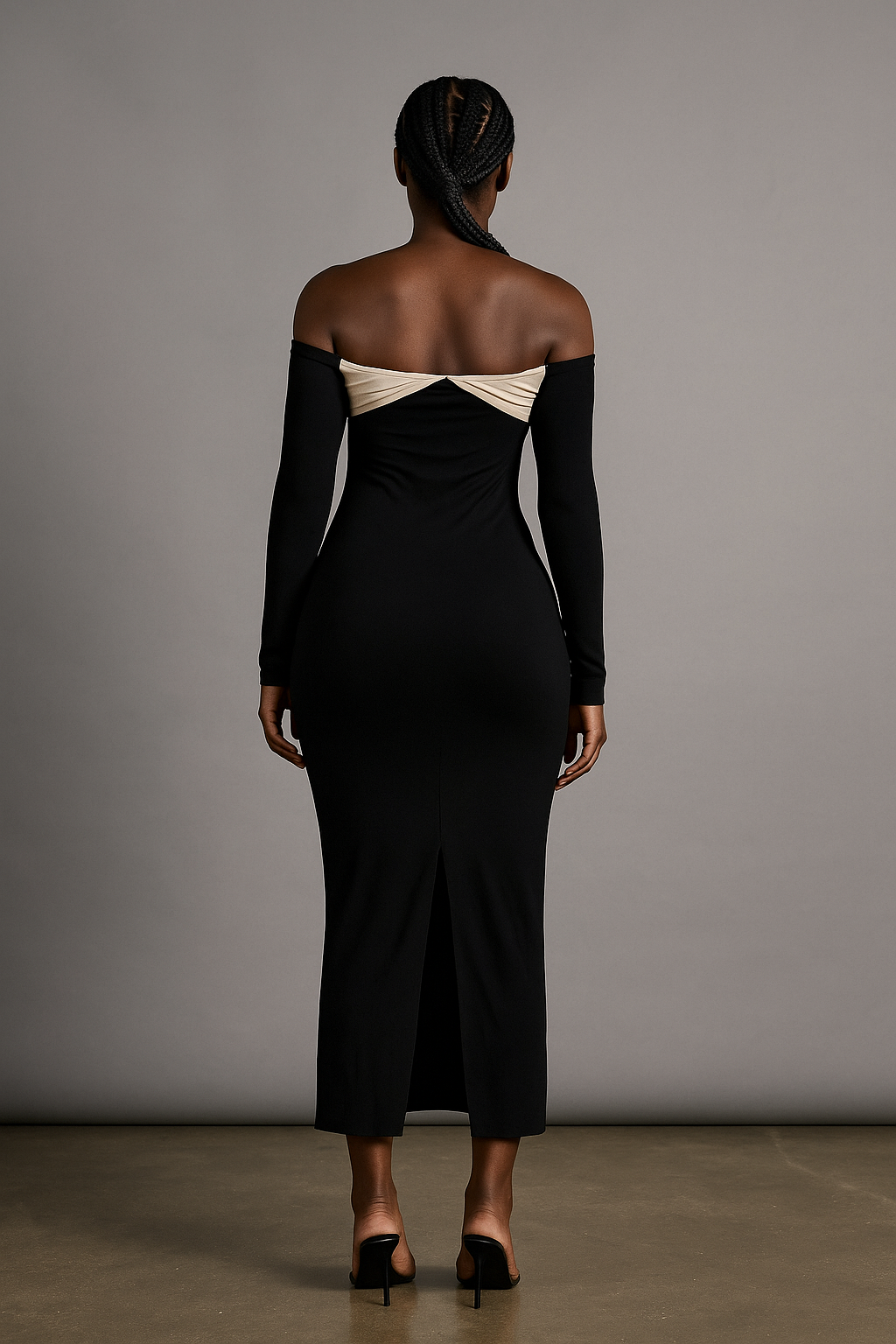 Lunara™ Strapless Long Sleeve Bodycon Maxi Dress - Image 3