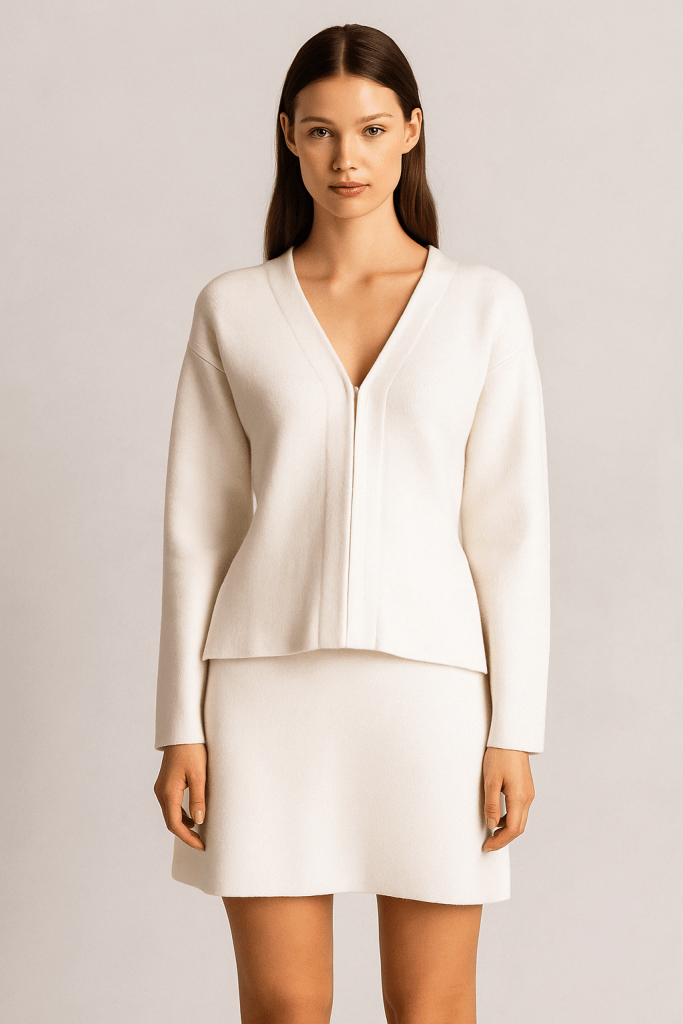Veyra™ Knit Cardigan & Mini Skirt Set