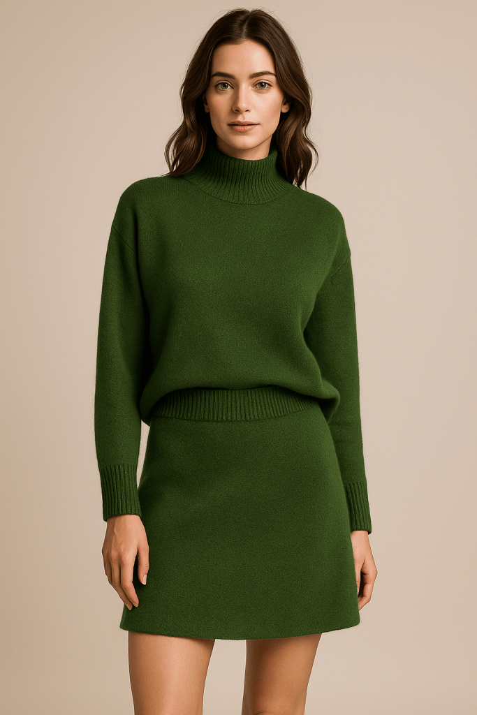 Corvina™ Sweatshirt & Mini Skirt Set