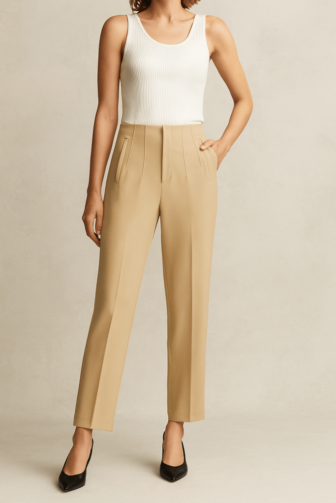 Lunara™ High Waist Trousers