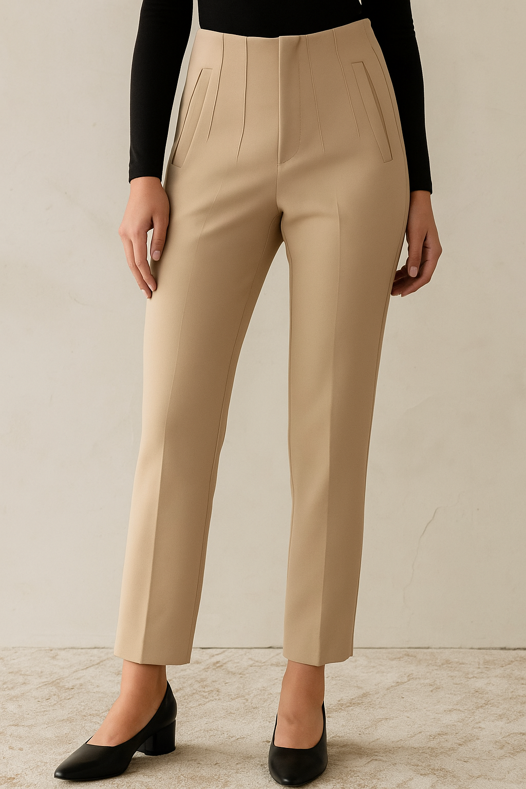 Lunara™ High Waist Trousers - Image 6