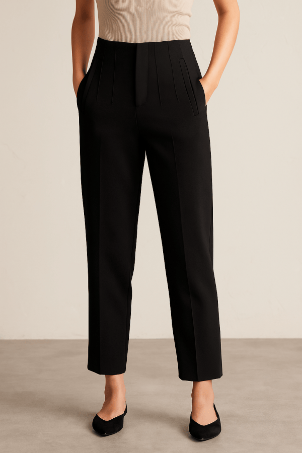 Lunara™ High Waist Trousers - Image 2