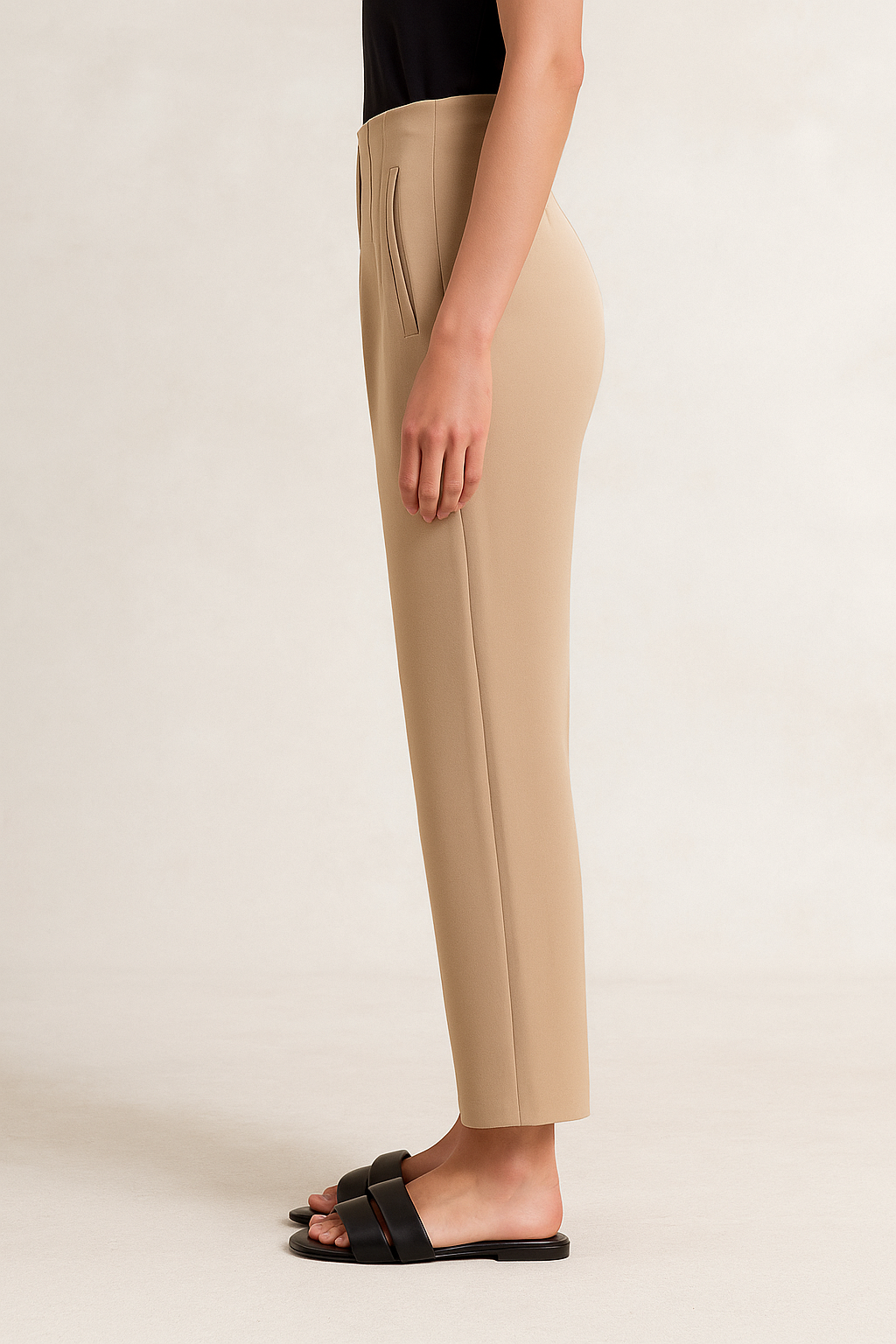 Lunara™ High Waist Trousers - Image 3