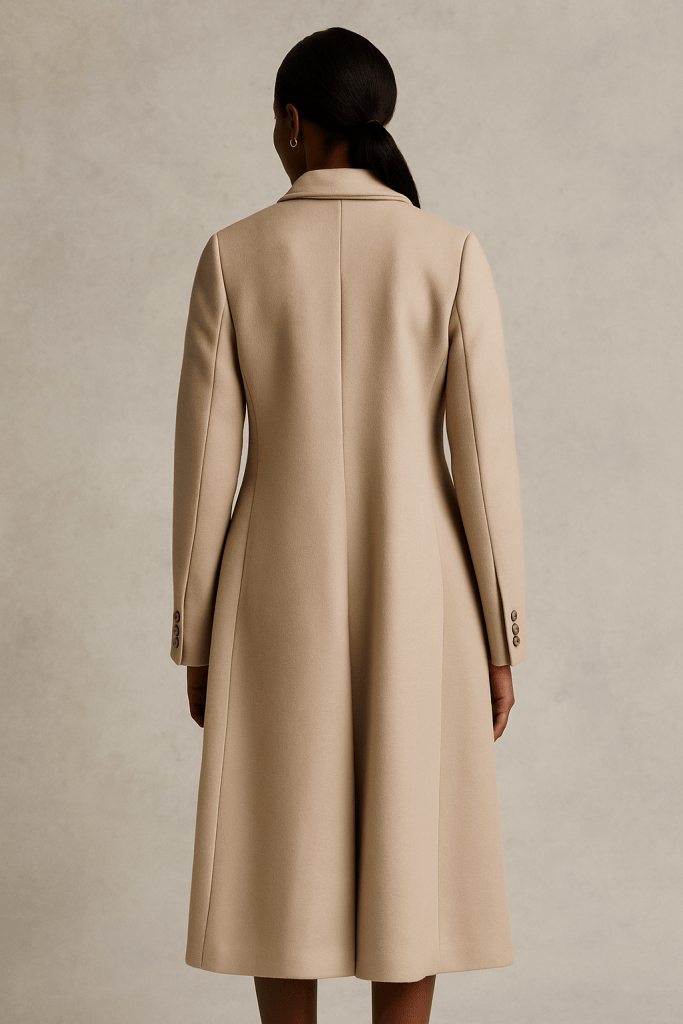 Corvina™ Turn Down Collar Long Coat