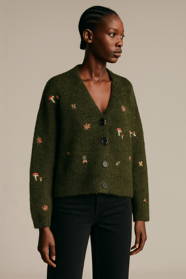 Orlena™ Vintage Knitted Cardigan - Image 2