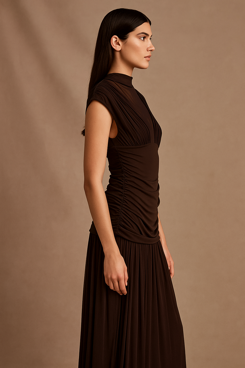 Veyra™ Patchwork Tulle Maxi Dress - Image 2