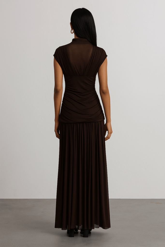Veyra™ Patchwork Tulle Maxi Dress