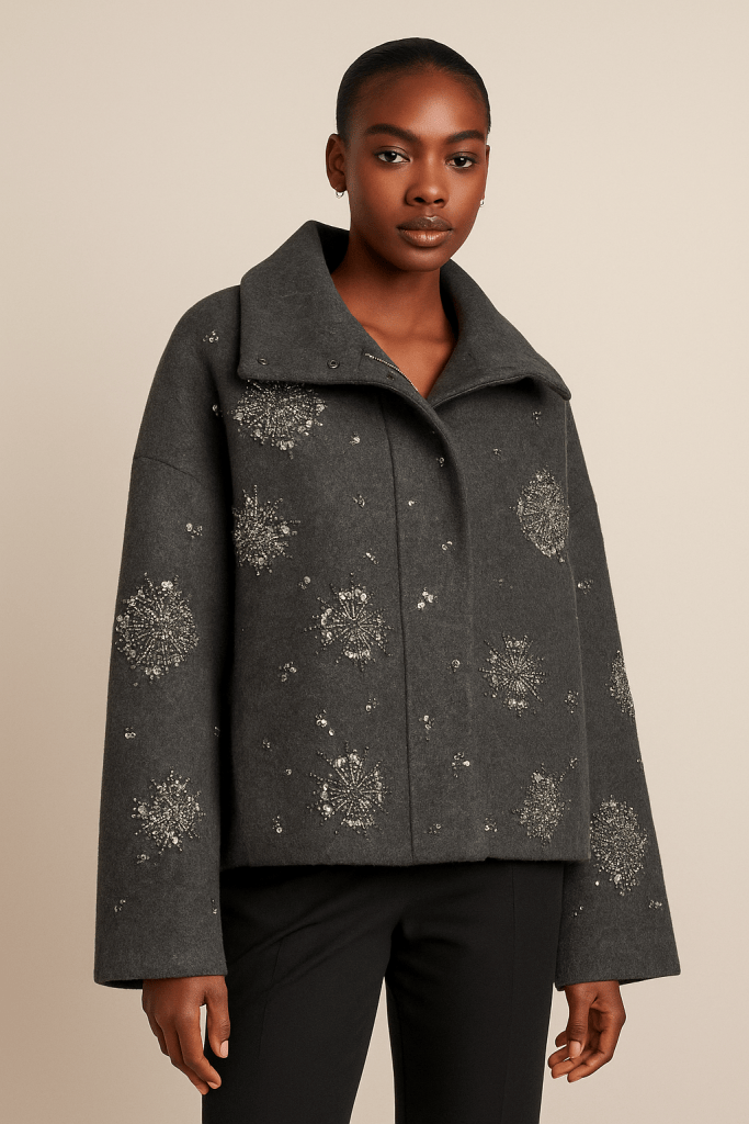 Aurora™ Hand-Beaded Coat