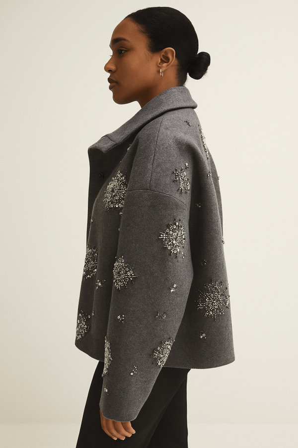 Aurora™ Hand-Beaded Coat - Image 2