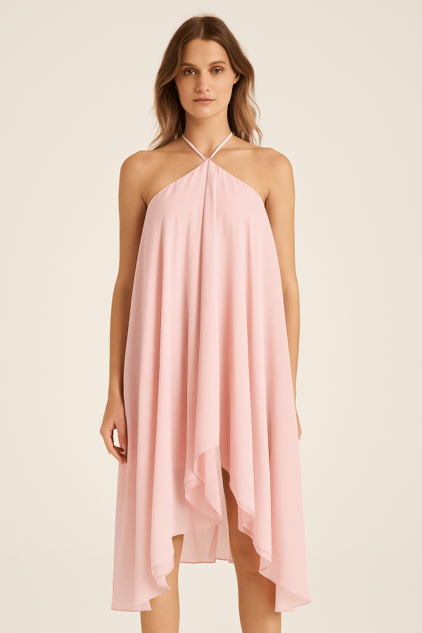 Amoura™ Sleeveless Halter Ruffle Mini Dress - Image 5