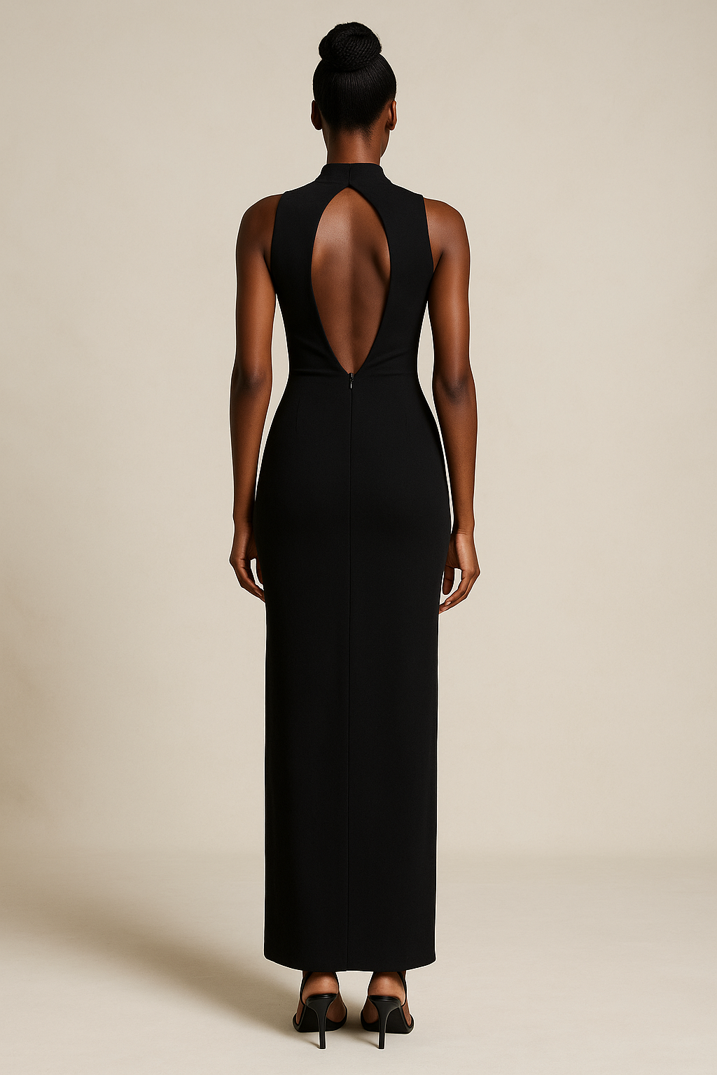 Clarisse™ Crystal Hollow Sleeveless Maxi Dress - Image 3