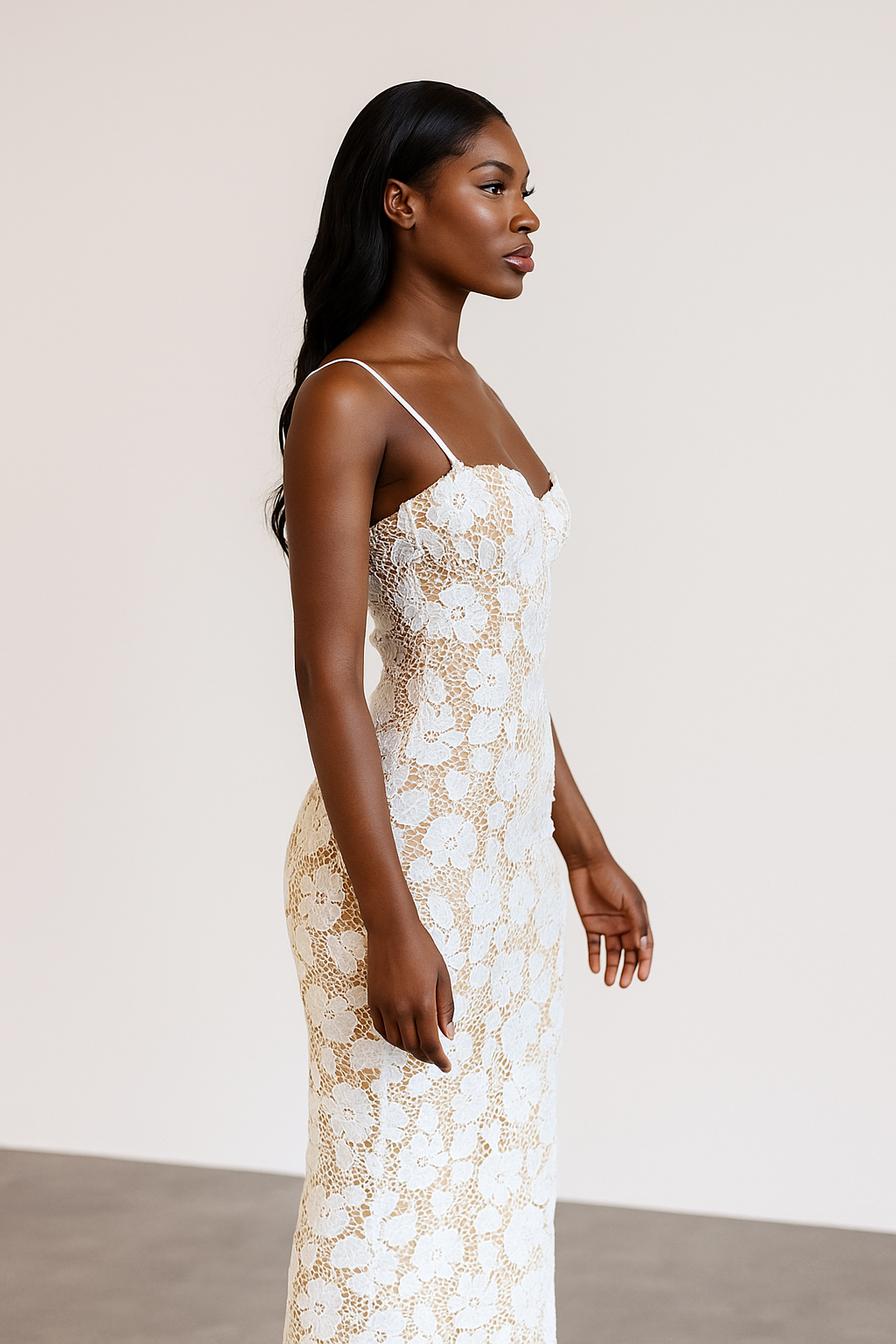 Elowen™ Sleeveless Lace Maxi Dress - Image 3
