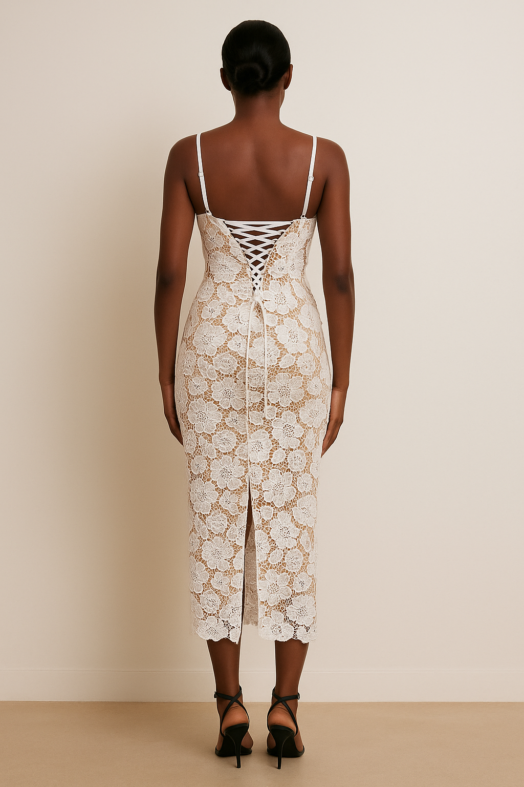 Elowen™ Sleeveless Lace Maxi Dress - Image 4
