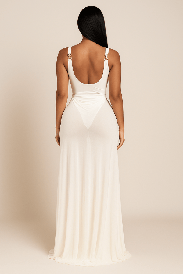 Serafina™ Sheer Cascade Maxi Dress - Image 2