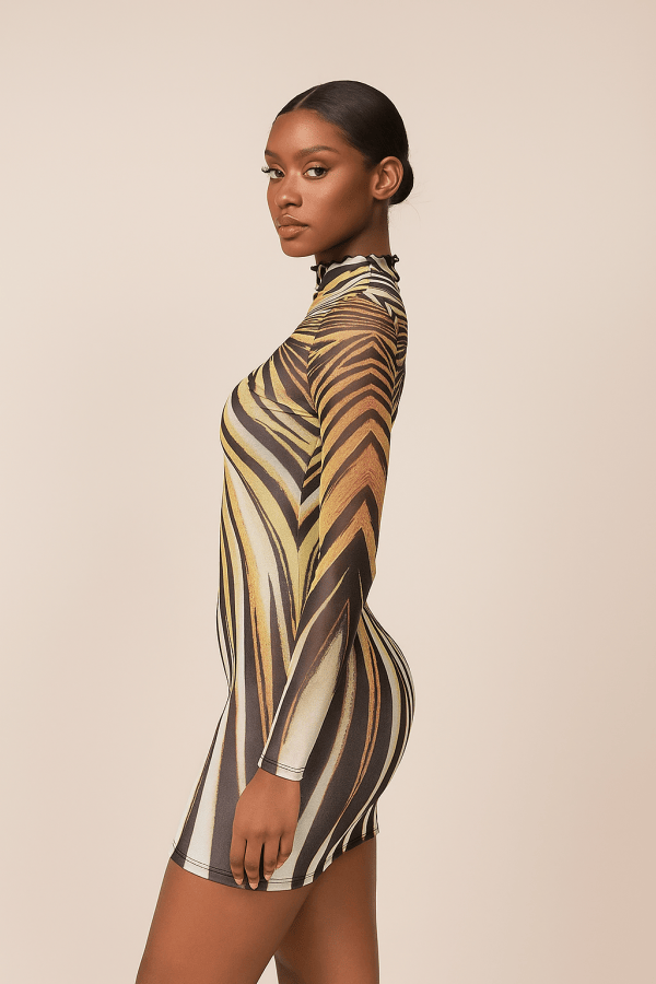 Siren Mirage™ Bodycon Mesh Mini Dress - Image 2