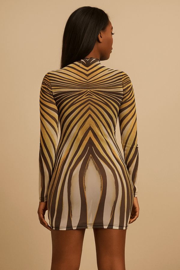 Siren Mirage™ Bodycon Mesh Mini Dress - Image 4