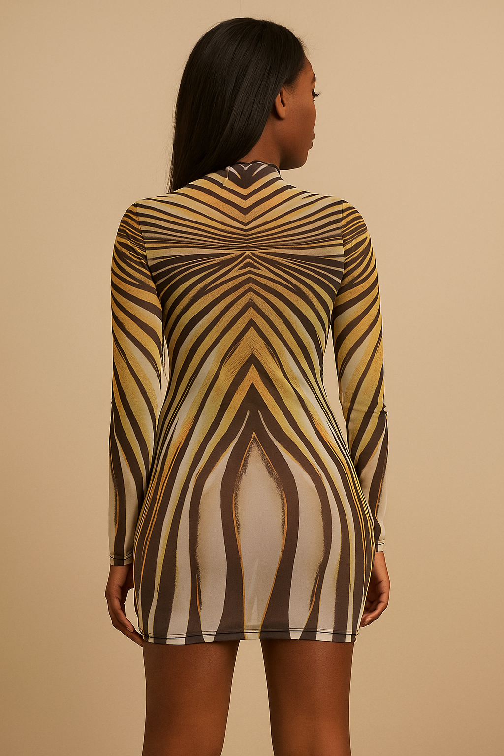 Siren Mirage™ Bodycon Mesh Mini Dress - Image 4