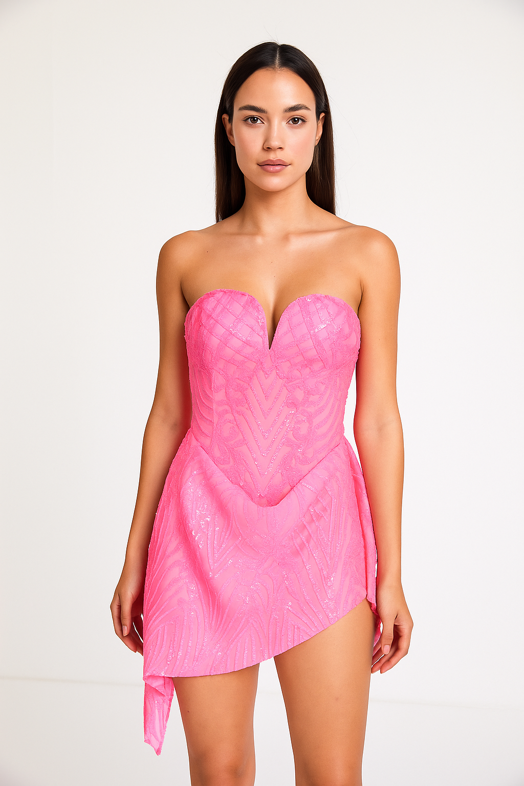 Seraphina™ Embellished Strapless Mini Dress - Image 1
