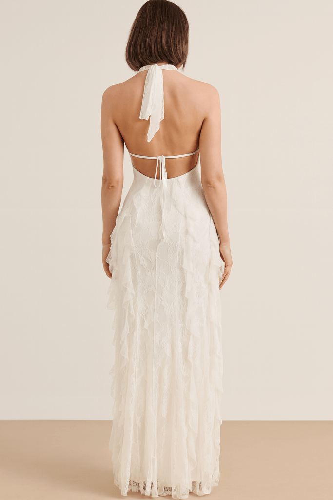 Seraphina™ Ruffled Halter Maxi Dress