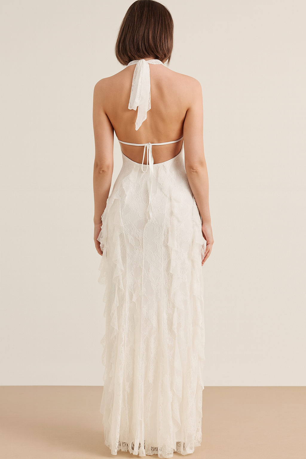 Seraphina™ Ruffled Halter Maxi Dress - Image 3