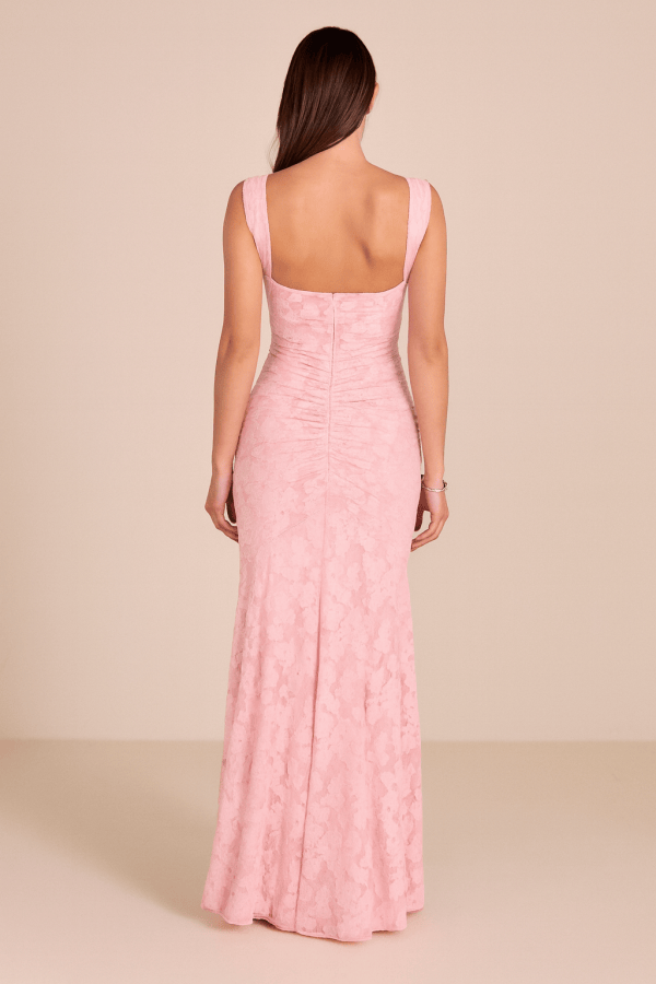 Alysia™ Floral Lace Ruched Maxi Dress - Image 4