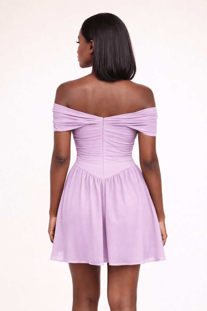 Liora™ Off-Shoulder Bow Mini Dress