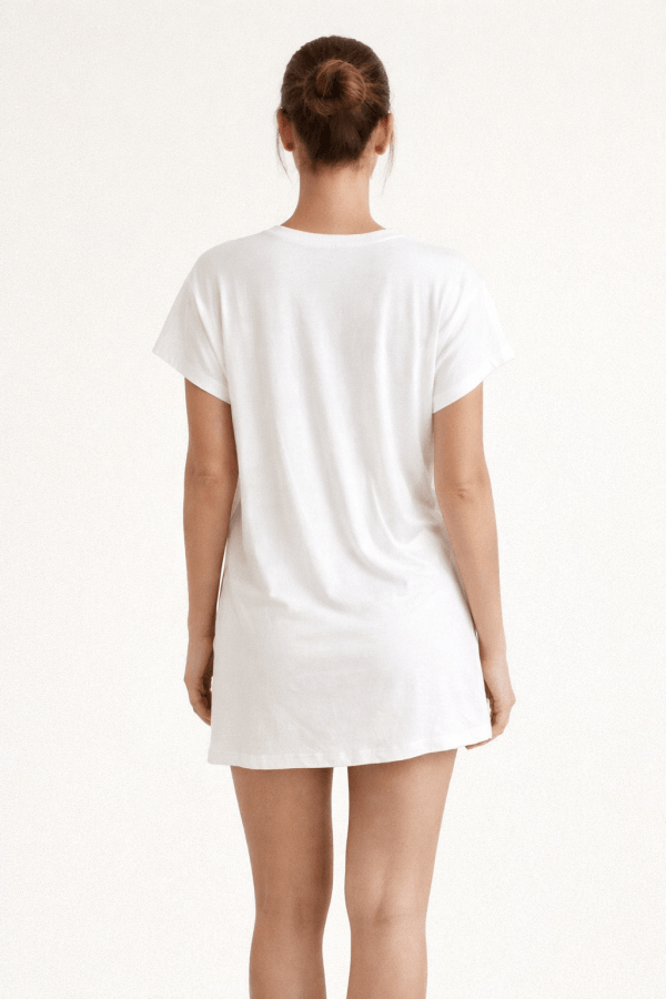Alyra™ Deep Plunge Knot Mini Dress - Image 5