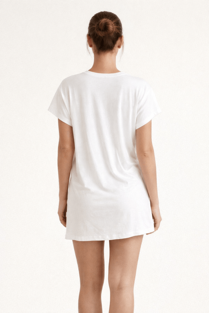 Alyra™ Deep Plunge Knot Mini Dress