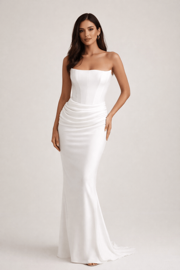 Valentina™ Strapless Corset Maxi Dress - Image 2