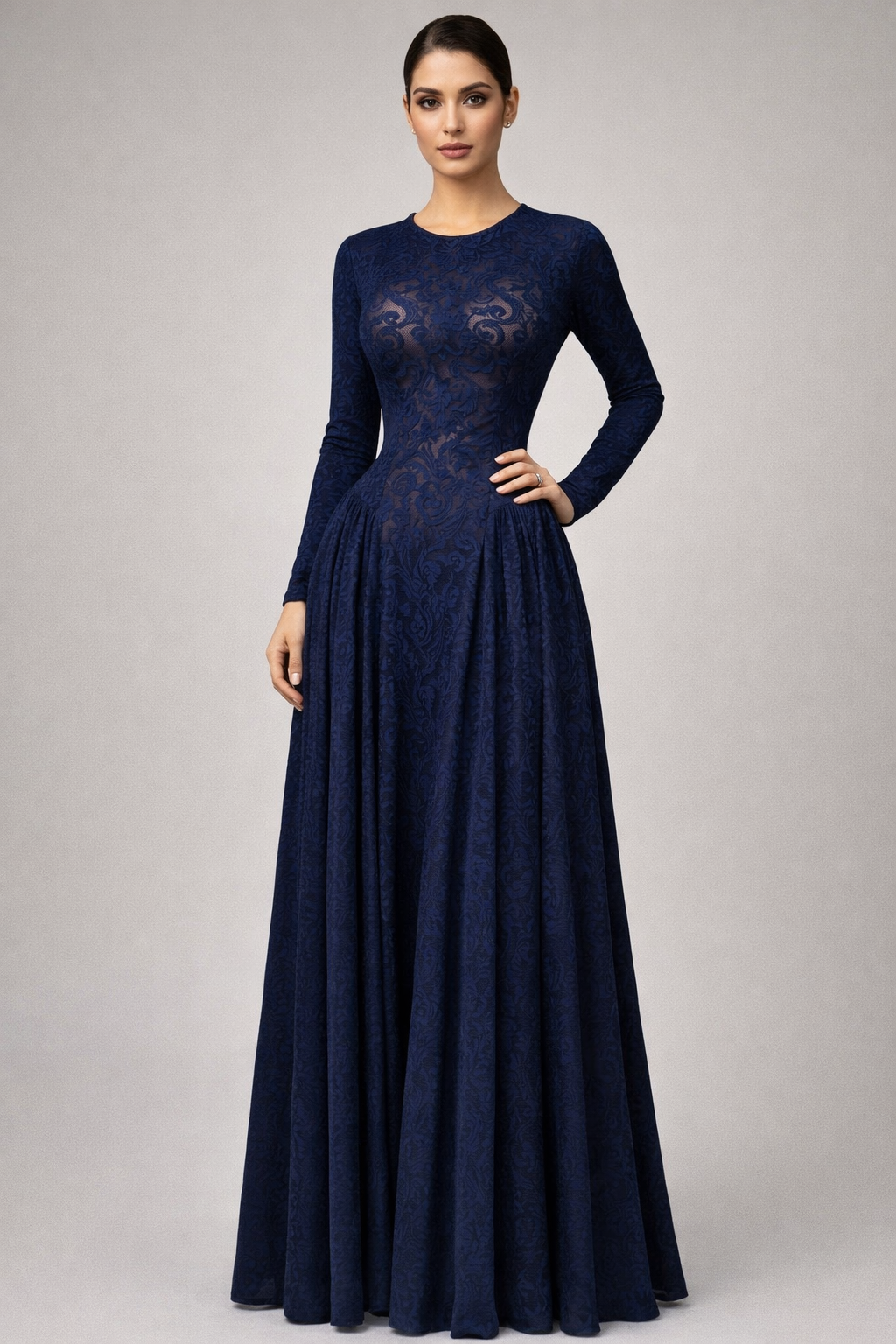 Nocturne™ Lace Maxi Dress - Image 1