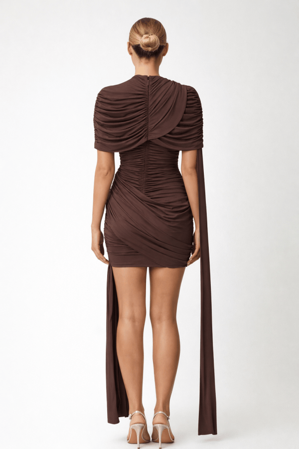 Elysian™ Draped Mini Dress - Image 3