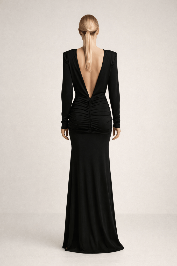 Aurelia™ Draped Back Maxi Dress