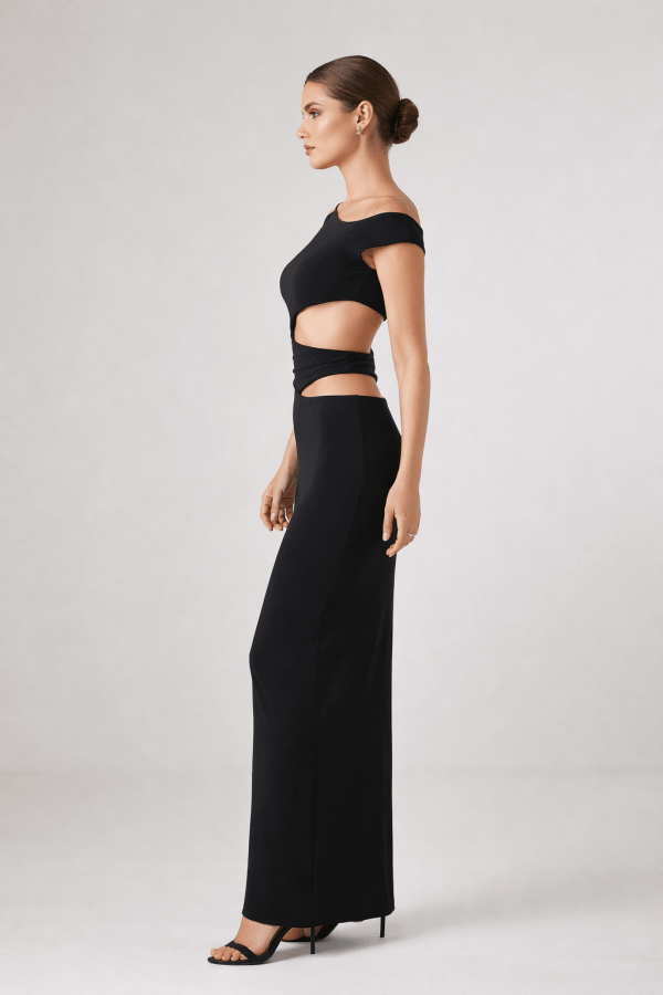 Noire™ Obsidienne Cutout Maxi Dress - Image 3